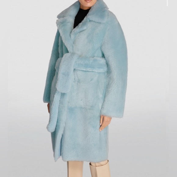 MACKAGE
ETIENNE Shearling coat with belt NEW WITH TAGS SIZE XS - Picture 3 of 13